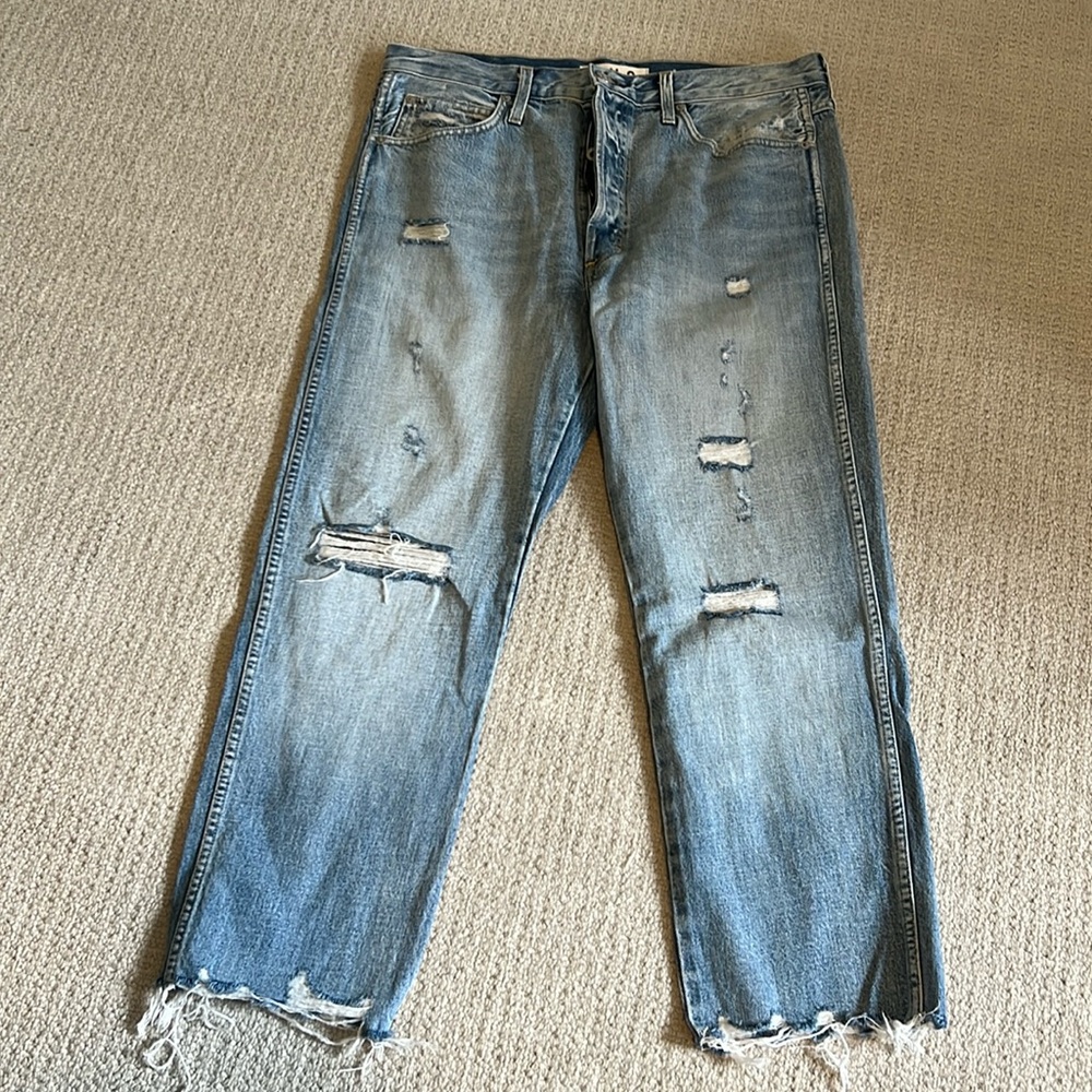 AMO loverboy jeans, retro destroy. Sz 32